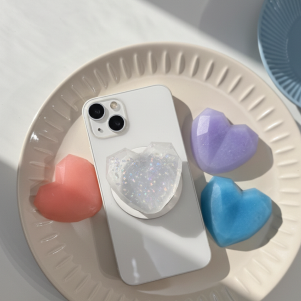 Heart Phone Grip