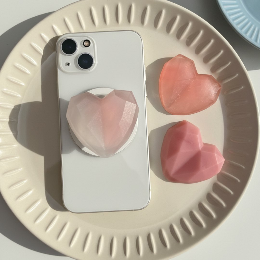 Heart Phone Grip