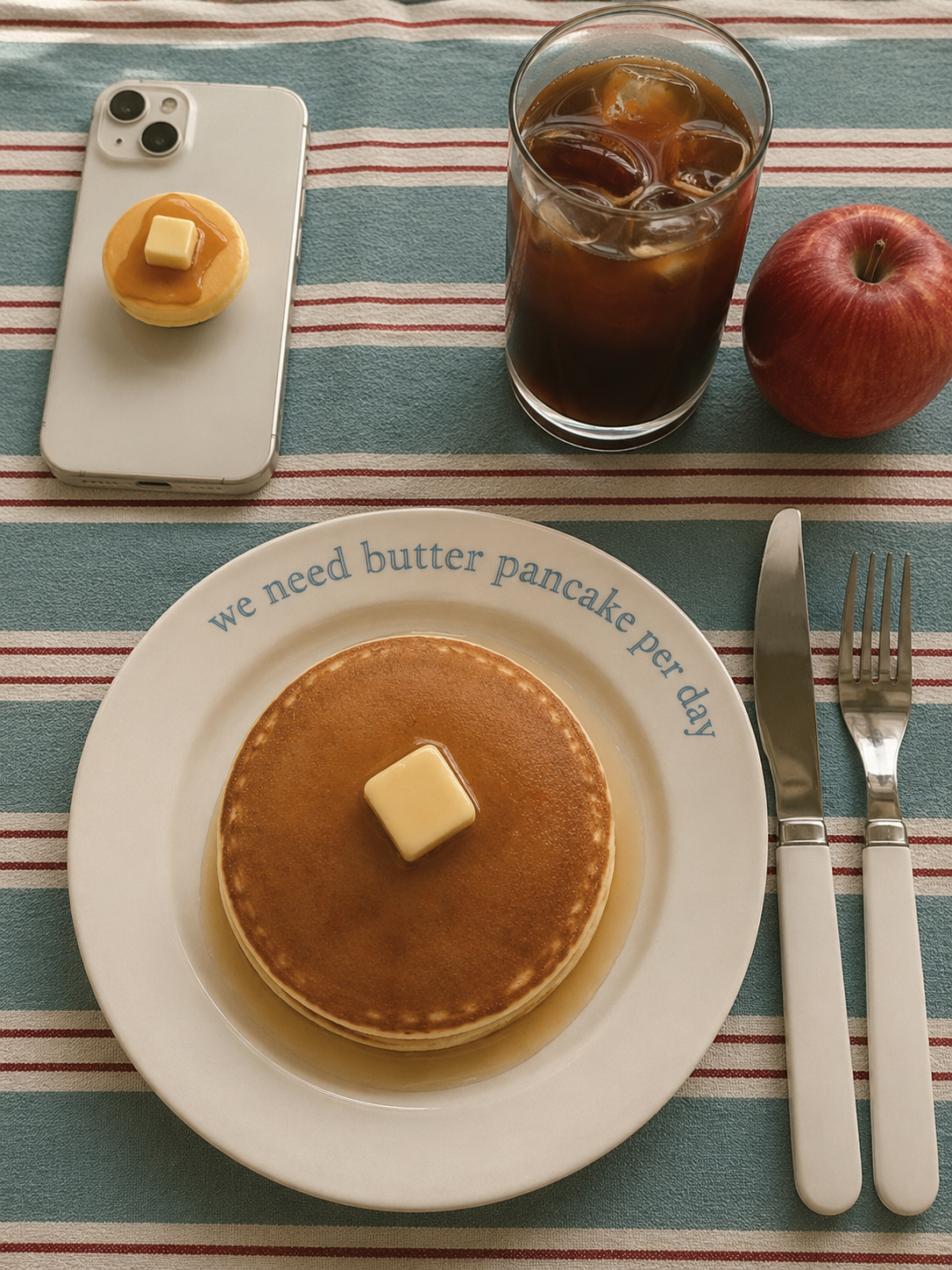 Butter Pancake Phone Grip | Magnetic, Adhesive Phone Stand