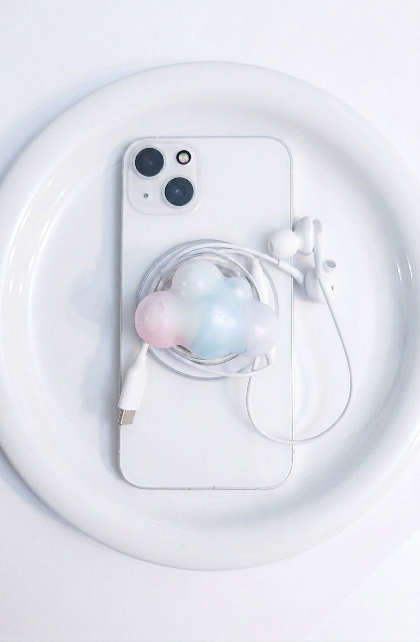 Rainbow cloud Phone Grip | Magnetic, Adhesive Phone Stand