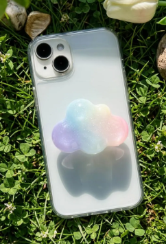 Rainbow cloud Phone Grip | Magnetic, Adhesive Phone Stand